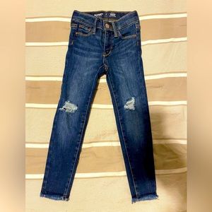 Girls ripped skinny jeans